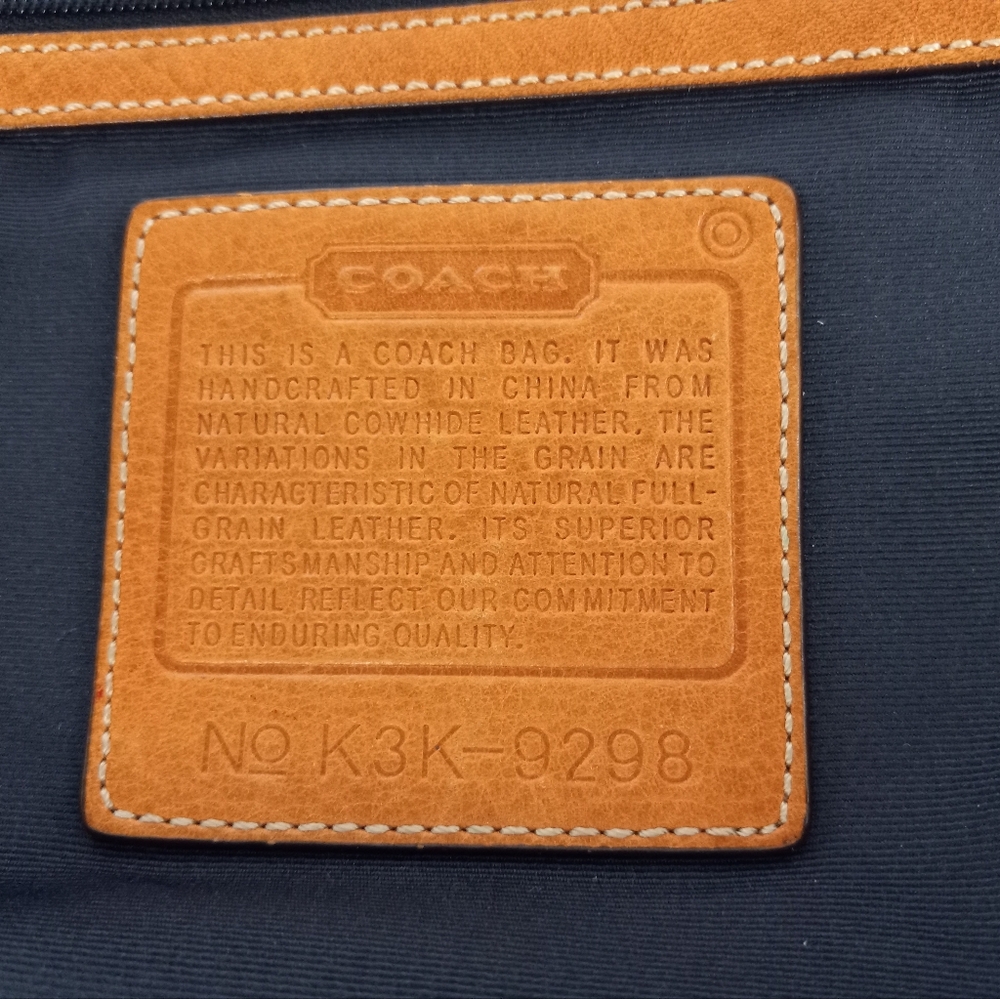 Coach Ergo Striped Zip-top Lightweight Collection Hobo Bag, 2003 - Picture 11 of 15
